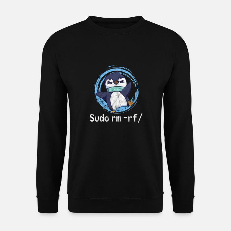 Penguin - Unisex Sweatshirt - black