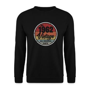 1962 - Unisex Sweatshirt - black - Front - Alina (178cm) & Michal (187cm)