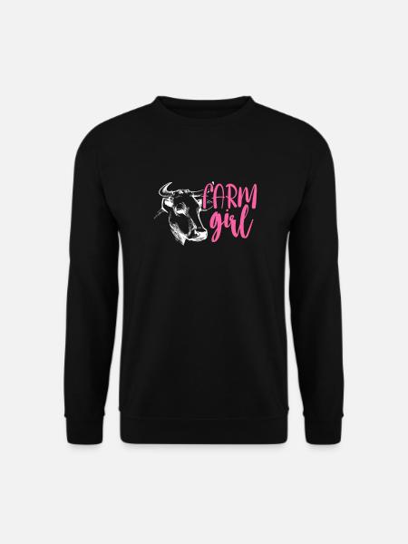Cow - Unisex Sweatshirt - black