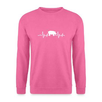 Pig - Unisex Sweatshirt - pink - Front