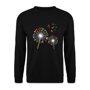 Chicken Farm Poultry Rooster Chickens Gift - Unisex Sweatshirt - black - Front - Alina (178cm) & Michal (187cm)