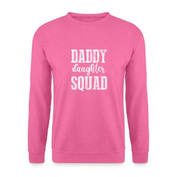 Vater Tochter - Unisex Pullover - Pink - Vorne
