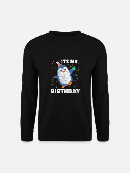 Penguin Birthday - Unisex Sweatshirt - black