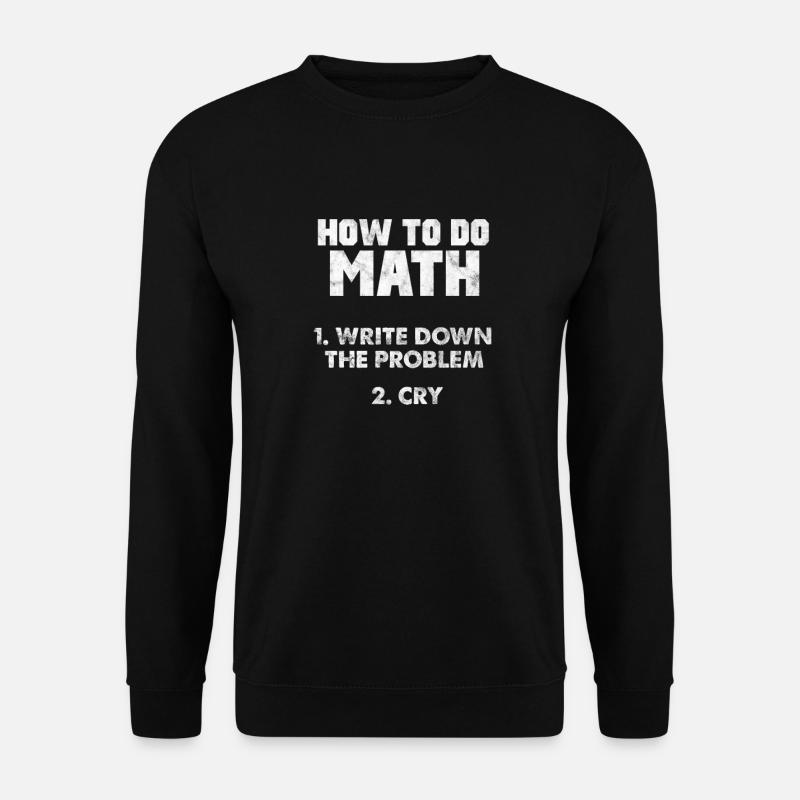 Mathematik - Unisex Pullover - Schwarz