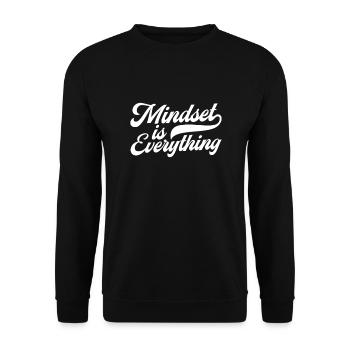 Motivation - Unisex Sweatshirt - black - Front - Alina (178cm) & Michal (187cm)