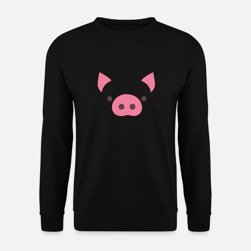 Schwein - Unisex Pullover - Schwarz