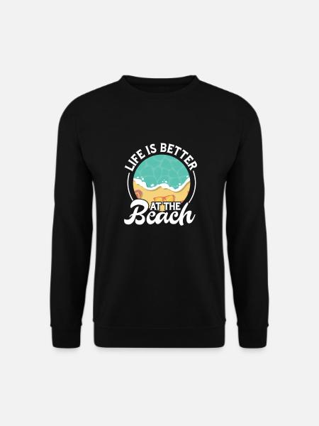 Beach - Unisex Sweatshirt - black