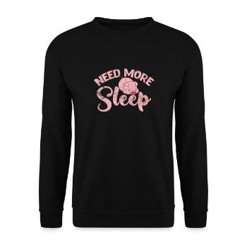 Cochon Cochon PorcLet Semer Des Cochons Cadeau - Sweat-shirt Unisexe - noir - Devant - Alina (178cm) & Michal (187cm)