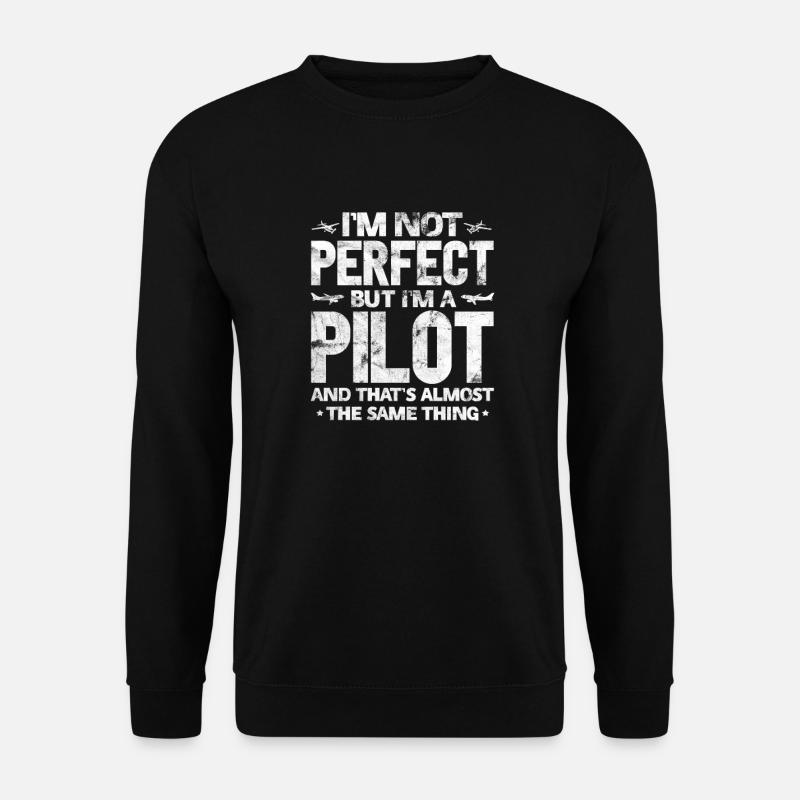 Pilot - Unisex Pullover - Schwarz