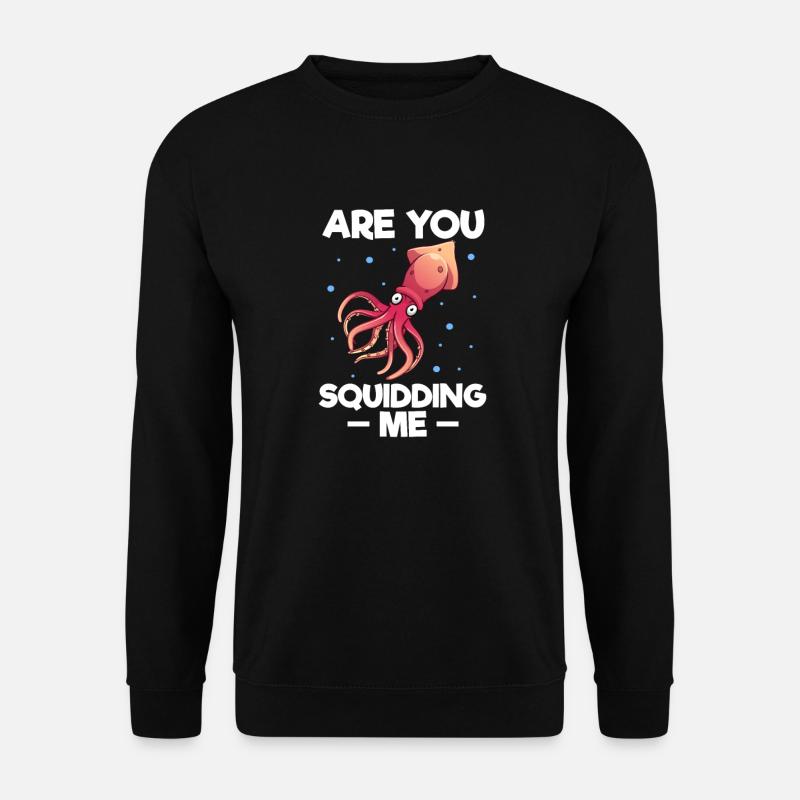 Blæksprutte - Unisex sweater - sort