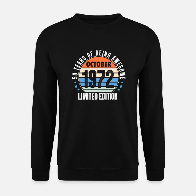 October 1972 - Unisex Sweatshirt - black