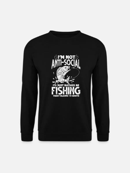 Angler - Unisex Sweatshirt - black