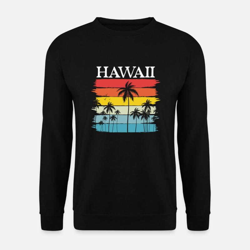 Hawaii - Unisex Pullover - Schwarz