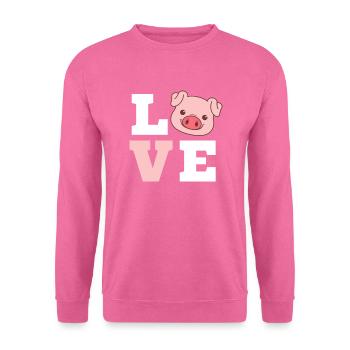 Pig - Unisex Sweatshirt - pink - Front