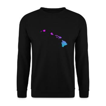 Hawaii Urlaub Aloha Sommer Hawaiian Geschenk - Unisex Pullover - Schwarz - Vorne - Alina (178cm) & Michal (187cm)