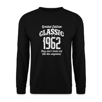 1962 - Unisex Sweatshirt - black - Front - Alina (178cm) & Michal (187cm)