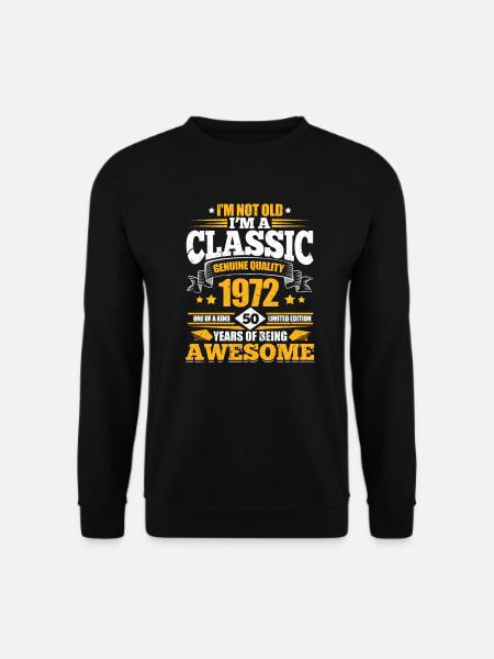 1972 - Unisex Pullover - Schwarz