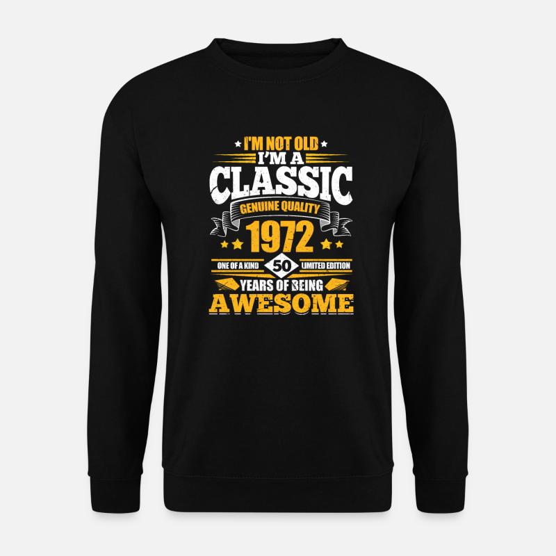 1972 - Unisex Pullover - Schwarz