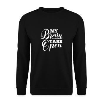 Computer - Unisex Pullover - Schwarz - Vorne - Alina (178cm) & Michal (187cm)