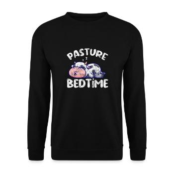 Cow Cow Cows Farm Farmer Gift - Unisex Sweatshirt - black - Front - Alina (178cm) & Michal (187cm)
