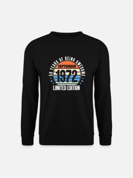 September 1972 - Unisex Pullover - Schwarz