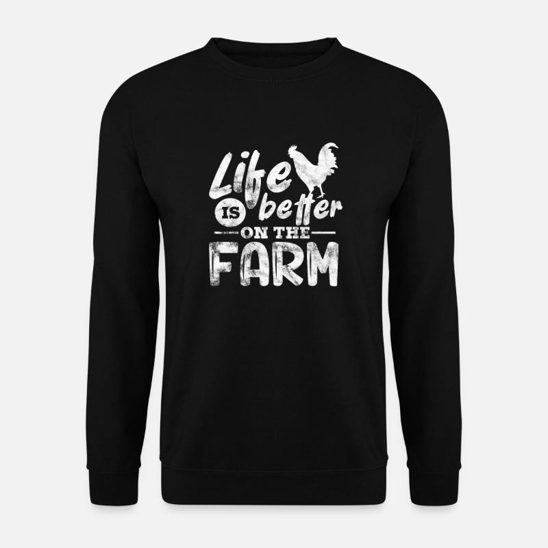 Chicken - Unisex Sweatshirt - black