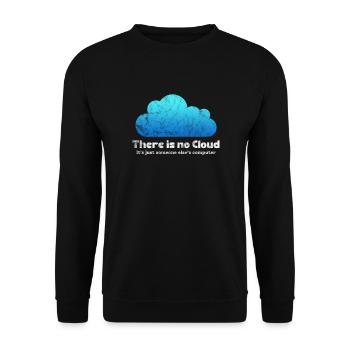 Computer Nerd PC Programmer Computer Science Gift - Unisex Sweatshirt - black - Front - Alina (178cm) & Michal (187cm)