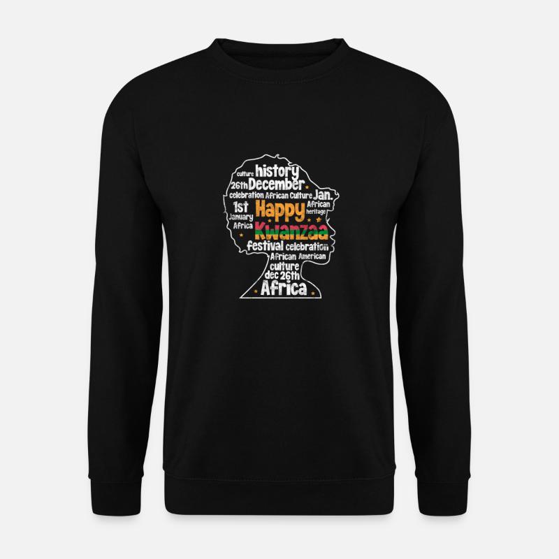 Kwanzaa - Sweat-shirt Unisexe - noir
