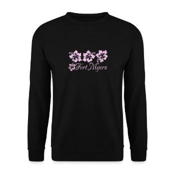 Floride Usa Miami America Cadeau de voyage de vacances - Sweat-shirt Unisexe - noir - Devant - Alina (178cm) & Michal (187cm)