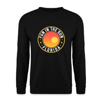 Floride - Sweat-shirt Unisexe - noir - Devant - Alina (178cm) & Michal (187cm)