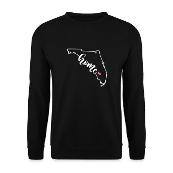 Floride - Sweat-shirt Unisexe - noir - Devant - Alina (178cm) & Michal (187cm)