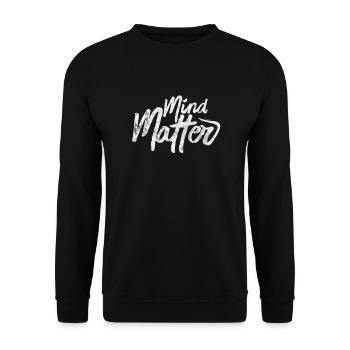Motivation Motivate Career Saying Gift - Unisex Sweatshirt - black - Front - Alina (178cm) & Michal (187cm)