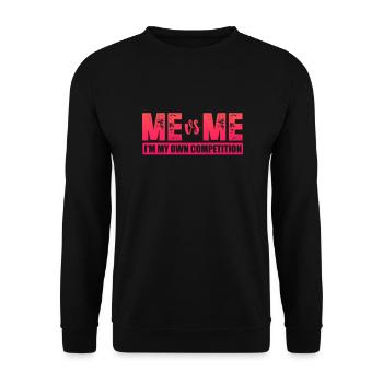 Motivation - Unisex Sweatshirt - black - Front - Alina (178cm) & Michal (187cm)