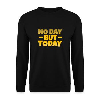 Motivation - Unisex Sweatshirt - black - Front - Alina (178cm) & Michal (187cm)