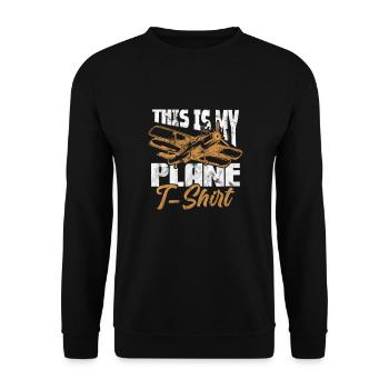 Pilote - Sweat-shirt Unisexe - noir - Devant - Alina (178cm) & Michal (187cm)