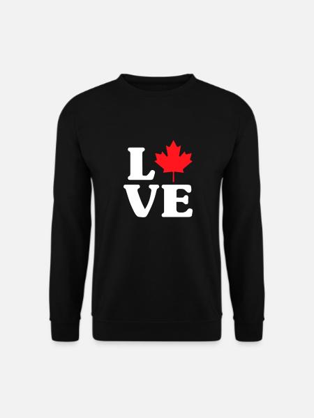 Kanada - Unisex Pullover - Schwarz