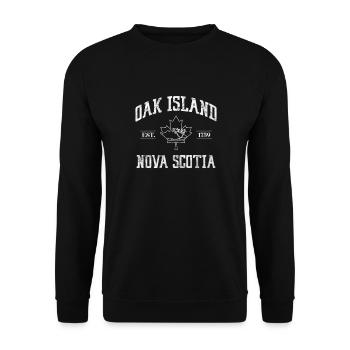 Canada Maple Leaf Flag Canada Vancouver Gift - Unisex Sweatshirt - black - Front - Alina (178cm) & Michal (187cm)