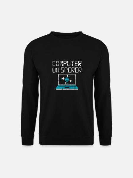Computer Nerd PC Programmierer Informatik Geschenk - Unisex Pullover - Schwarz
