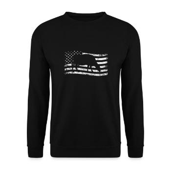 Cow Cow Cows Farm Farmer Gift - Unisex Sweatshirt - black - Front - Alina (178cm) & Michal (187cm)