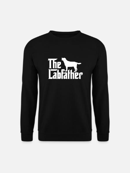 Labrador Father Lab Dad Dog Father's Day Gift - Unisex Sweatshirt - black