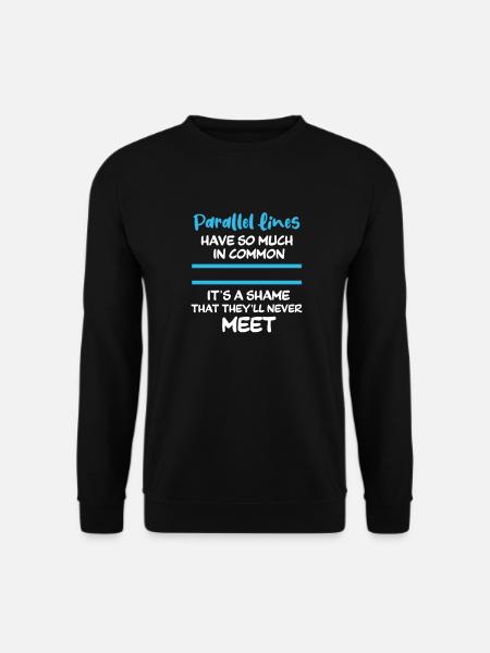 Mathematik Mathe Mathematiker Mathelehrer Geschenk - Unisex Pullover - Schwarz