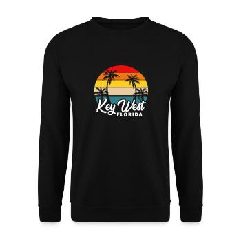 Floride - Sweat-shirt Unisexe - noir - Devant - Alina (178cm) & Michal (187cm)