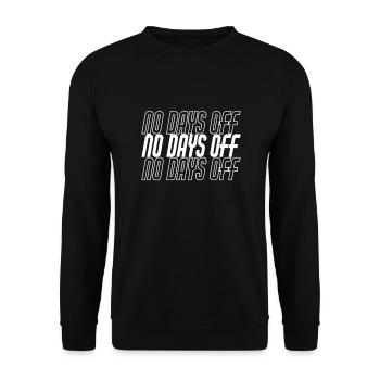 Motivation - Unisex Sweatshirt - black - Front - Alina (178cm) & Michal (187cm)