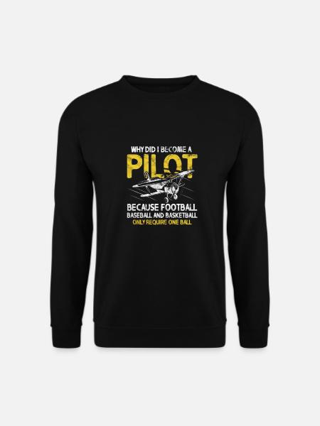 Pilot - Unisex Sweatshirt - black