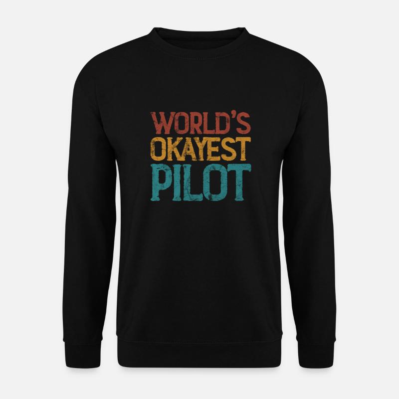 Pilot - Unisex Pullover - Schwarz