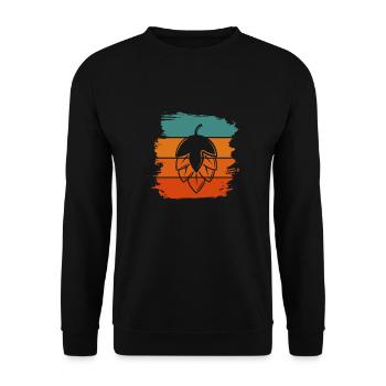Beer Alcohol Brewery Brewery Beer Mug Gift - Unisex Sweatshirt - black - Front - Alina (178cm) & Michal (187cm)