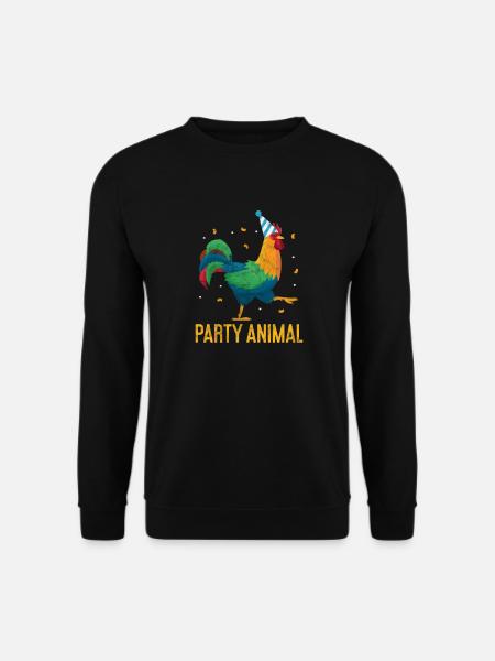 Huhn - Unisex Pullover - Schwarz