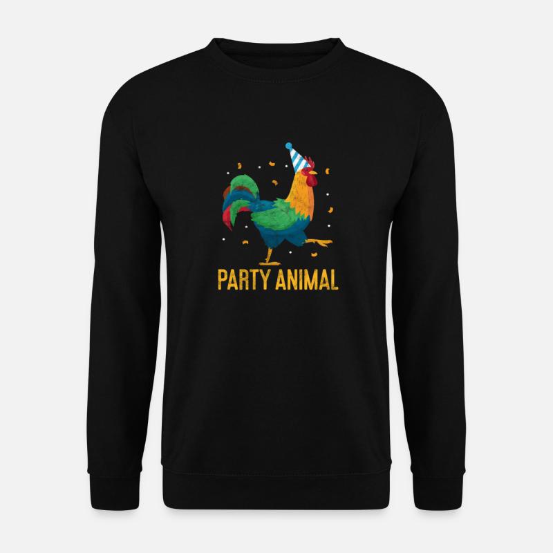 Huhn - Unisex Pullover - Schwarz
