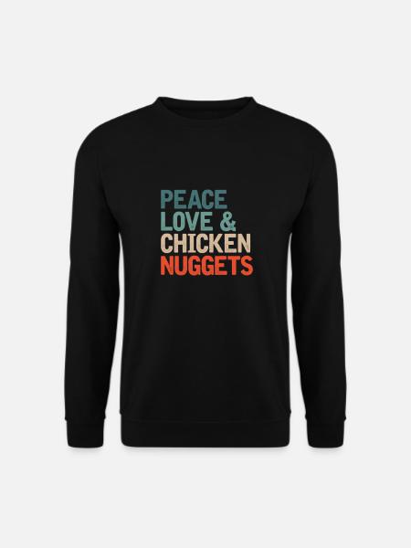 Chicken Poultry Chicken Nuggets Gift - Unisex Sweatshirt - black