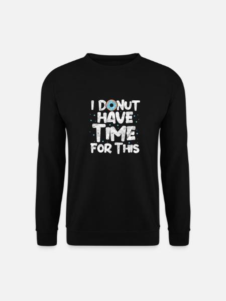 Doughnut - Unisex Sweatshirt - black